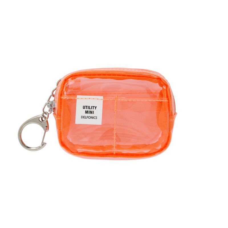 DELFONICS インナーキャリング キーホルダー/クリアピンク